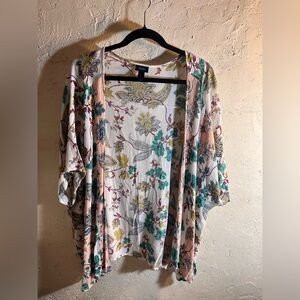 Daytrip Pink and Gold 3/4 Sleeve Boxy Blouse